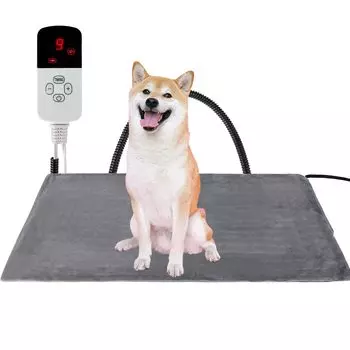Zrejjon Hot Carpet для домашних животных Отопление для таймера температуры Постоянная температура Мягкий чехол Моющийся Перегрев Холод Уход за домашними животными Отопление Обогреватель для домашних животных Отопление