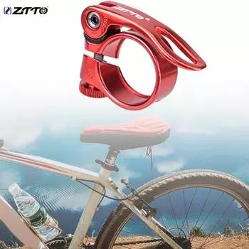 ZTTO алюминиевый сплав 28,6/31,8/34,9 мм зажим для подседельного штыря для велосипеда, быстроразъемный велосипедный инструмент 31.8mm красный