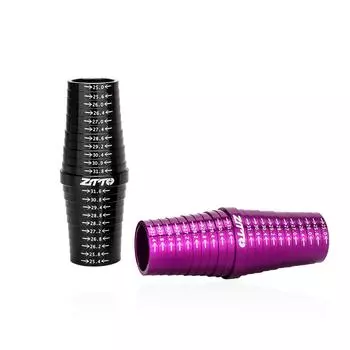ZTTO инструмент для измерения подседельного штыря велосипеда 25-31,8 мм портативный измеритель диаметра подседельного штыря быстрый фиолетовый