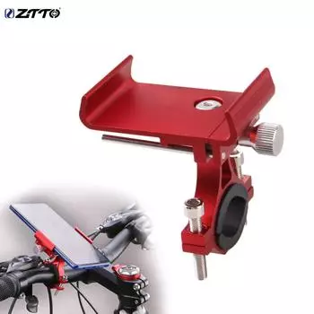 ZTTO Электрический велосипед Мотоцикл Велосипед Держатель мобильного телефона из алюминиевого сплава Кронштейн чёрный