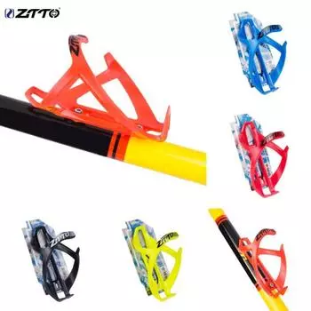 ZTTO Универсальный велосипедный спортивный держатель для бутылок для уличных велосипедов чёрный