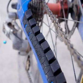 ZTTO велосипедная защита для перьев велосипеда, силиконовая защита для цепи, защитная накладка для защиты от царапин Chain Protector чёрный