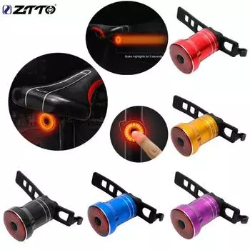 ZTTO велосипедный автоматический запуск/стоп задний фонарь с датчиком торможения водонепроницаемый светодиодный задний фонарь
