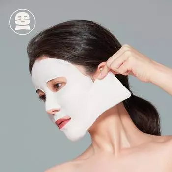 ZTU Lizfit Подтягивающая коллагеновая пластырная маска (Лицо + Подбородок), 1 кусок