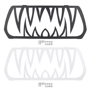 Зубчатая вставка решетки радиатора с алюминиевым порошковым покрытием, стильный внешний вид, устойчивая к ржавчине, долговечная для Ryker All Mode White