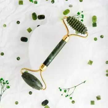 Зубчатый роликовый массажер Jade Stone