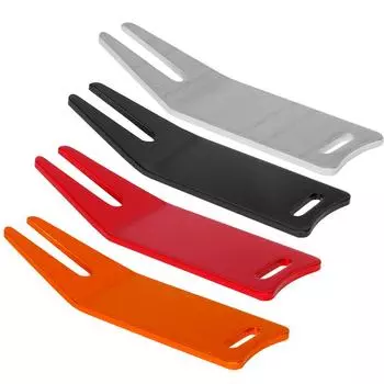 Зубцы вилки для гольфа Divot Инструмент для ремонта Golf Divot для ухода за зеленым газоном серебряный