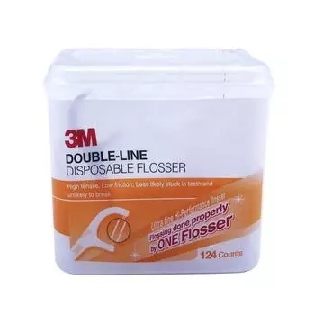 Зубная нить 3M Double Line оптом, 124 шт., 1 шт.