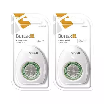 Зубная нить Butler Easy Thread Floss 50 раз x 2 шт.