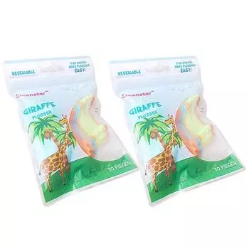 Зубная нить Cleanstar в форме животных, 30 упаковок, 2 шт.