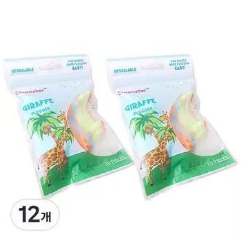 Зубная нить Cleanstar в форме животных, 30 уп., 12 шт.