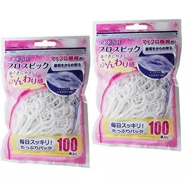 Зубная нить Dental Pro Fresh 100 шт. [Оптовая закупка] [x2 шт.]