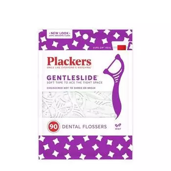 Зубная нить Flackers Gentle Slide Y-типа, 90 шт., 1 шт.