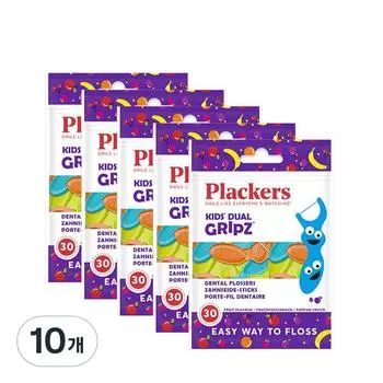 Зубная нить Flackers Kids, 30 шт., 10 шт.