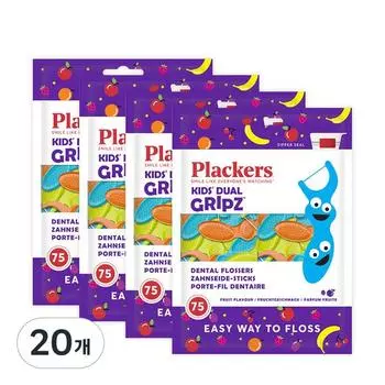 Зубная нить Flackers Kids, 75 уп., 20 шт.