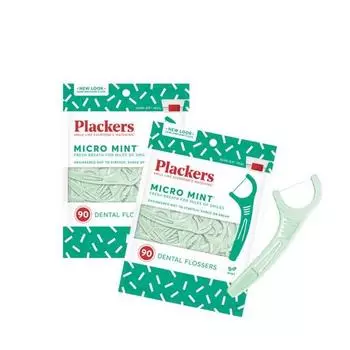 Зубная нить Flackers Micro Mint, 90 шт., 2 шт.