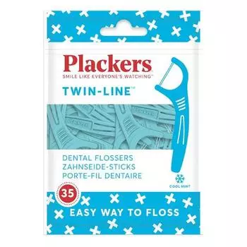 Зубная нить Flackers Twin Line, 35 шт., 1 шт.