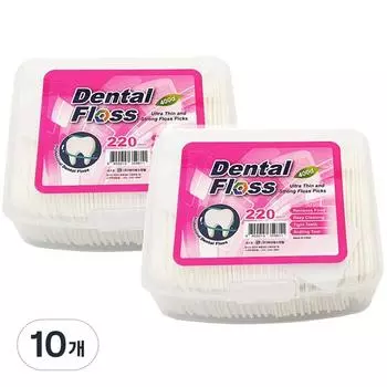 Зубная нить и нить 440 шт, 220 шт, 10 комплектов