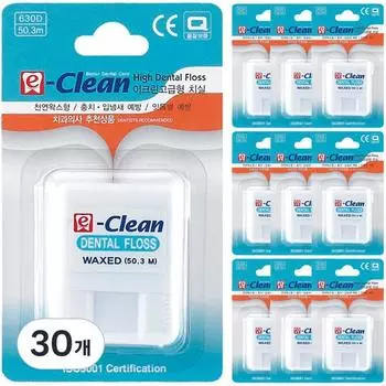 Зубная нить Iclean воскового типа 50,3 м, 1 упаковка, 30 шт.
