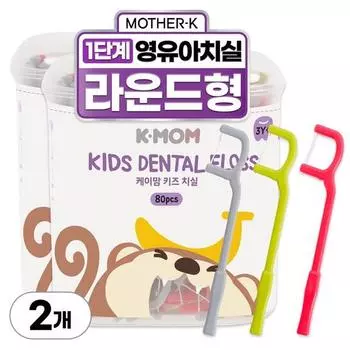 Зубная нить K-Mom Kids, 2 шт., 80р.