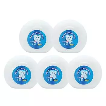 Зубная нить KB Cooling Sense, толстая нить без запаха, 840D, 50 м, 1 шт., 5 шт.