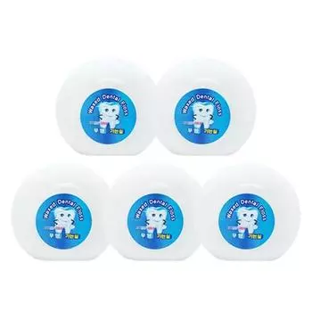Зубная нить KB Cooling Sense, тонкая нить без запаха, 500D, 50 м, 1 шт., 5 шт.