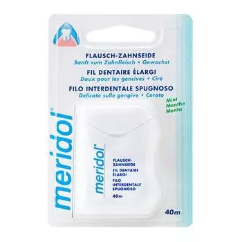Зубная нить Meridol со вкусом мяты 40м