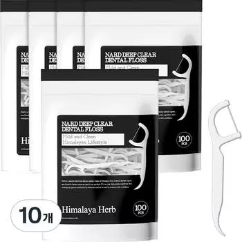 Зубная нить NAD Deep Clear, 10 шт., 100 шт.