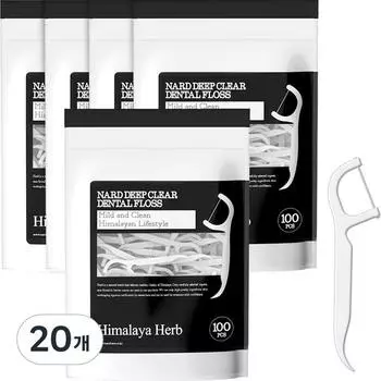 Зубная нить NAD Deep Clear, 20 шт, 100 шт.