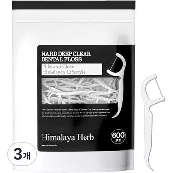 Зубная нить NAD Deep Clear, 3 шт., 600 шт.