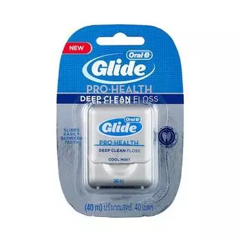 Зубная нить Oral-B Glide Deep Clean, мятный цвет, 40 м (широкое поперечное сечение)