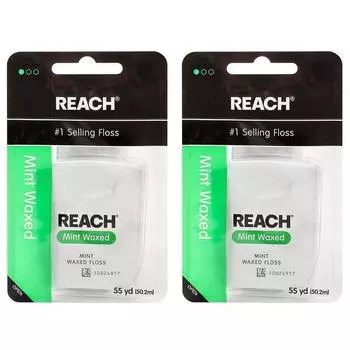 Зубная нить Rich Mint вощеная 50,2м, 1 шт, 2 шт.