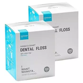 Зубная нить Wangta Smart, диспенсер для одного касания, 100 шт. + сменный блок, 200 шт., набор, 300 шт., 2 шт.
