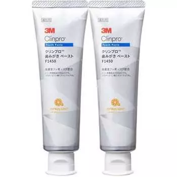 Зубная паста 3M Clean Pro F1450 Citrus Mint 90 г x 2 флакона В комплекте с оригинальной салфеткой