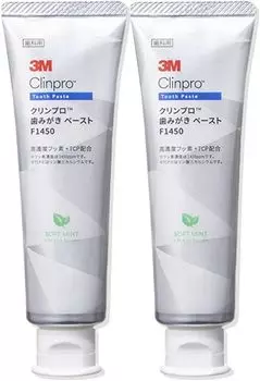 Зубная паста 3M Clinpro F1450 мягкая мята 90 г x 2 шт. с оригинальной салфеткой