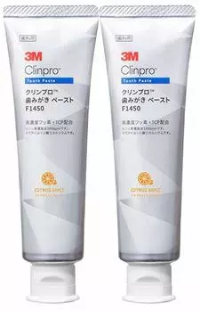 Зубная паста 3M Clinpro F1450 со вкусом цитрусовой мяты 90 г x 2 флакона