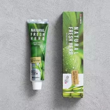 Зубная паста Alpha Natural Fresh Herb с бамбуковой солью (130 г)