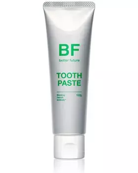 Зубная паста BF лучшего будущего 100 г. Уход за полостью рта Предотвращение неприятного запаха изо рта Предотвращение липкости Антитела страуса Сделано в Японии