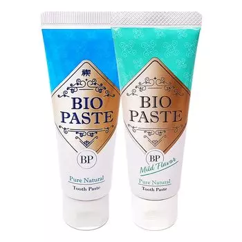 Зубная паста Biopaste 60 г x 2 флакона в наборе VM из натуральных ингредиентов, гелевая зубная паста для устранения неприятного запаха изо рта, органическая, для детей, без абразивов, без фторида