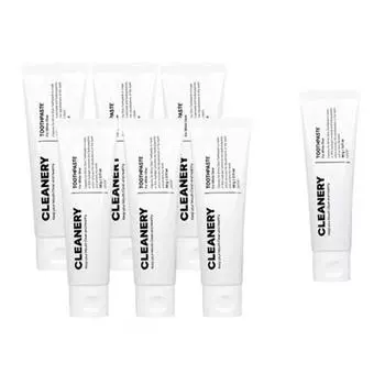 Зубная паста Cleanery for White Glow Teeth Whitening, 7 упаковок, 90г