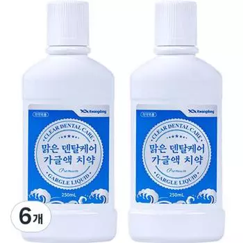 Зубная паста Clear Dental Care для полоскания рта, 250 мл, 6 шт.
