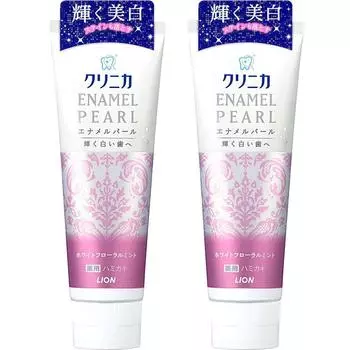 Зубная паста Clinica Enamel Pearl White Floral Mint 130 г x 2 шт. [Квази-лекарство]