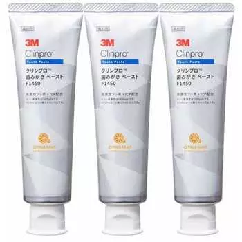 Зубная паста Clinpro 3M F1450 со вкусом цитрусовой мяты 90 г x 3 флакона