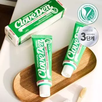 Зубная паста Cloveden Vegan для чувствительных зубов 100 г (Подходит для чувствительной кожи)