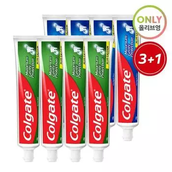 Зубная паста Colgate Protection 100 г, 2 вида на выбор (3 основных продукта + 1 дополнительный продукт) Cool Mint 100g 3+1