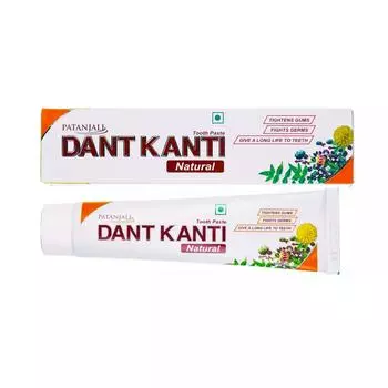 Зубная паста Дант Канти (20 г), Dant Kanti Toothpaste, Patanjali 1.9625000000000001