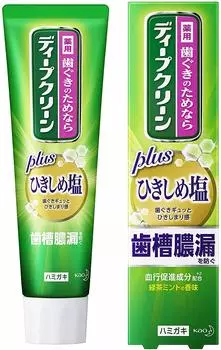 Зубная паста Deep Clean Medicated Toothpaste Tight Salt 100 г x 3 шт. набор [Kao]