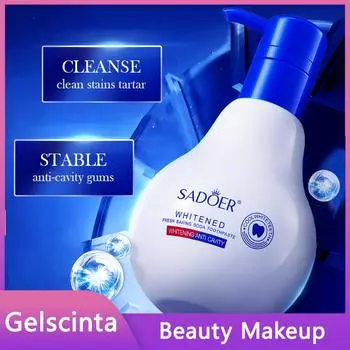 Зубная паста для чистки зубов SADOER White Fresh с пищевой содой