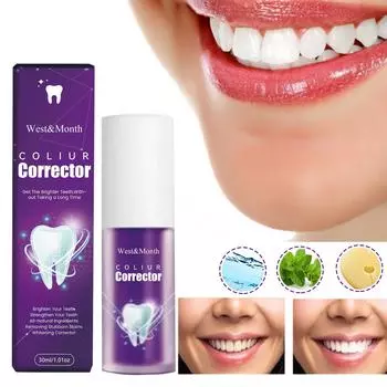 Зубная паста для глубокой чистки, ухода за зубами, осветления, согревания и защиты десен, освежения дыхания и удаления запаха 30мл One size