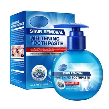 Зубная паста для отбеливания зубов от зубного камня и желтых зубов Fresh Fruity 110 мл One Size